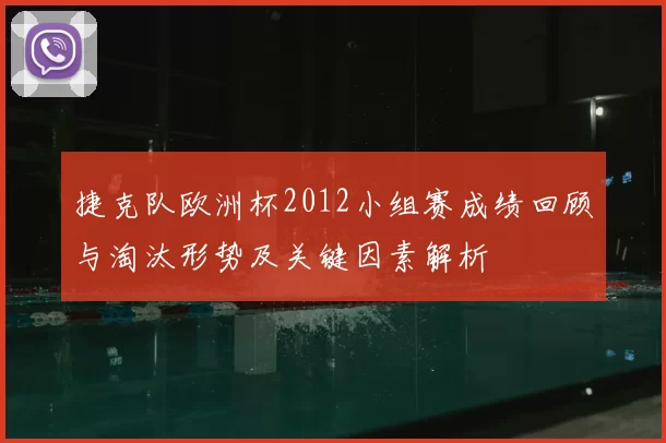 捷克队欧洲杯2012小组赛成绩回顾与淘汰形势及关键因素解析